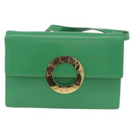 Celine Circle Logo Shoulder Bag Leather - image 1