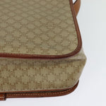 Celine Vintage Macadam Shoulder Bag Canvas and Leather - image 11