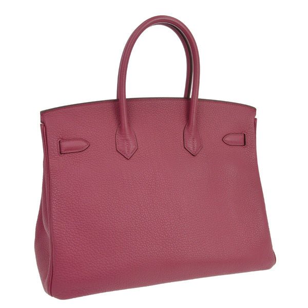 Hermes Birkin Handbag Pink Togo with Palladium Hardware 35