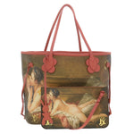 Louis Vuitton Neverfull NM Tote Limited Edition Jeff Koons Titian Print Canvas MM - image 18