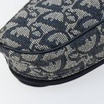 Christian Dior Vintage Saddle Coin Purse Diorissimo Canvas - image 9