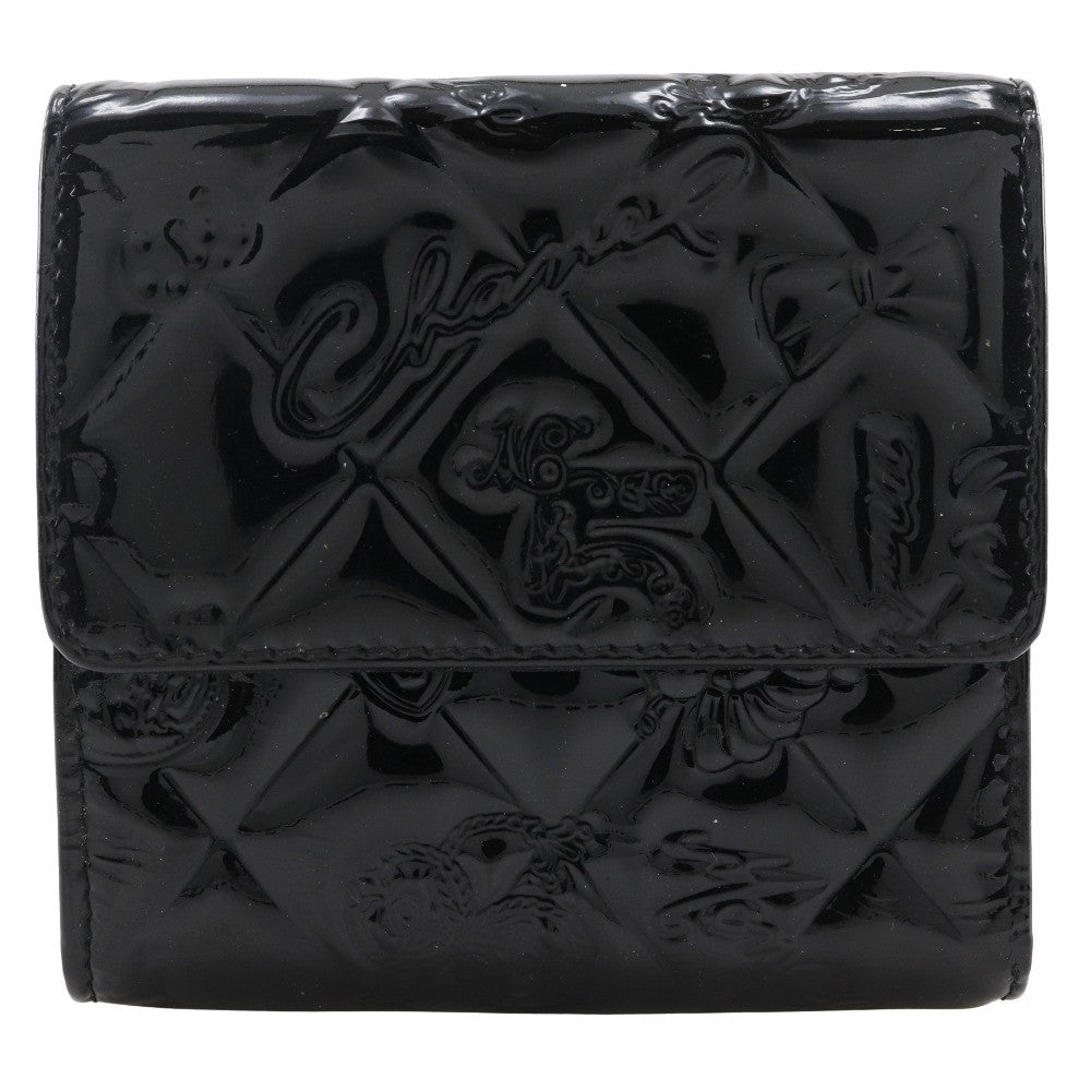 Chanel Bi-Fold Wallet Quilted Patent - image 1