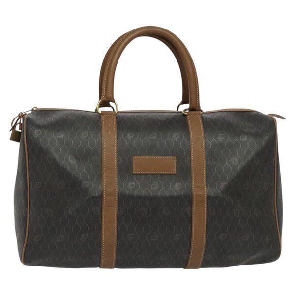Christian Dior Vintage Honeycomb Handbag Canvas Leather - image 1