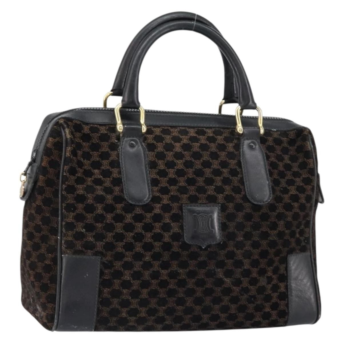 Celine Vintage Macadam Handbag C Macadam Suede - image 1