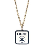 Chanel CC No.5 Pendant Necklace Metal - image 2