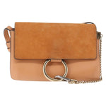 Chloe Faye Shoulder Bag Leather and Suede Small - image 18