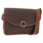 Celine Vintage Macadam Shoulder Bag Canvas Medium - image 17