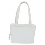 Chanel Vintage CC Zip Around Bowler Bag Quilted Caviar Medium - image 1
