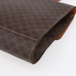 Celine Vintage Macadam Circle Logo Shoulder Bag Canvas and Leather - image 10