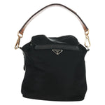 Prada Double Pocket Drawstring Shoulder Bag Tessuto - image 2