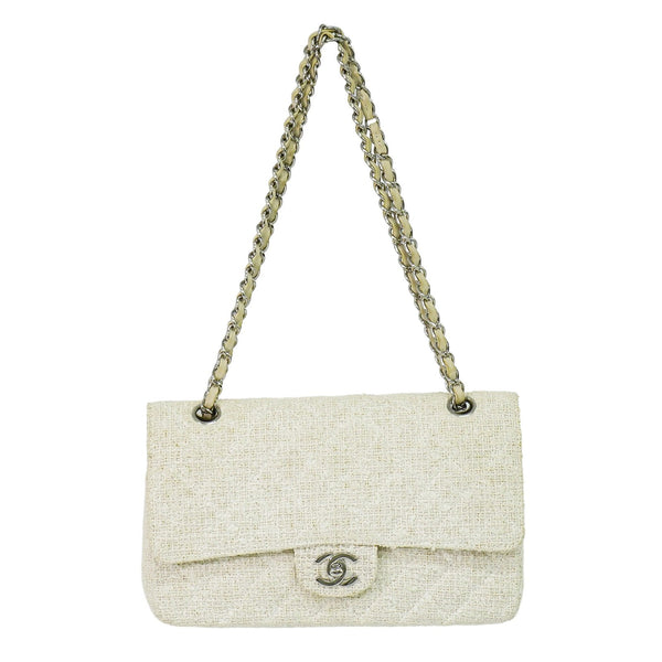 Chanel Timeless - Classic Double Flap Bag Quilted Tweed Medium - image 1