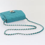 Prada Pushlock Chain Flap Bag Quilted Tessuto Mini - image 8