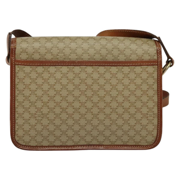 Celine Macadam Shoulder Bag PVC Leather