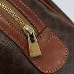 Celine Vintage Macadam Handbag Canvas and Leather - image 12