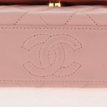 Chanel Vintage Camellia Flap Bag Quilted Lambskin Micro - image 20