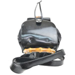 Gucci Vintage Bamboo Backpack Nylon and Patent Leather Mini - image 8