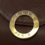 Celine Circle Logo Shoulder Bag Leather - image 12
