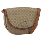 Celine Vintage Macadam Circle Logo Shoulder Bag Canvas and Leather - image 17