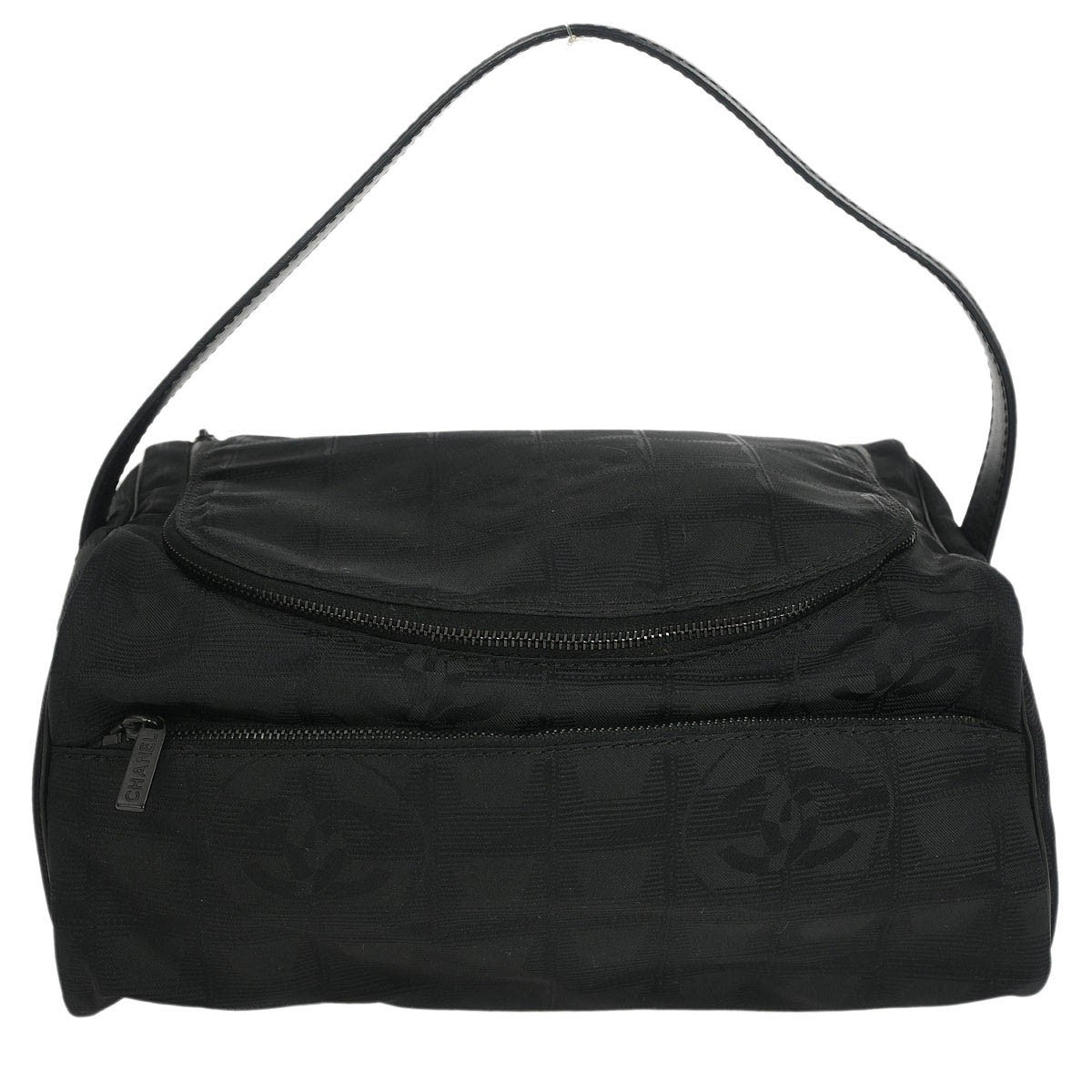 Chanel Travel Line Barrel Bag Nylon Small - image 1