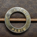 Celine Circle Logo Shoulder Bag Canvas - image 12