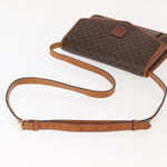 Celine Vintage Macadam Shoulder Bag Canvas and Leather - image 8