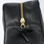 Chanel Vintage Toiletry Pouch Leather - image 13