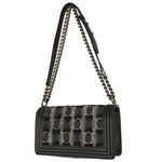 Chanel Boy Flap Bag Tweed and Leather Old Medium - image 2