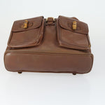 Gucci Vintage Bamboo Backpack Leather - image 14