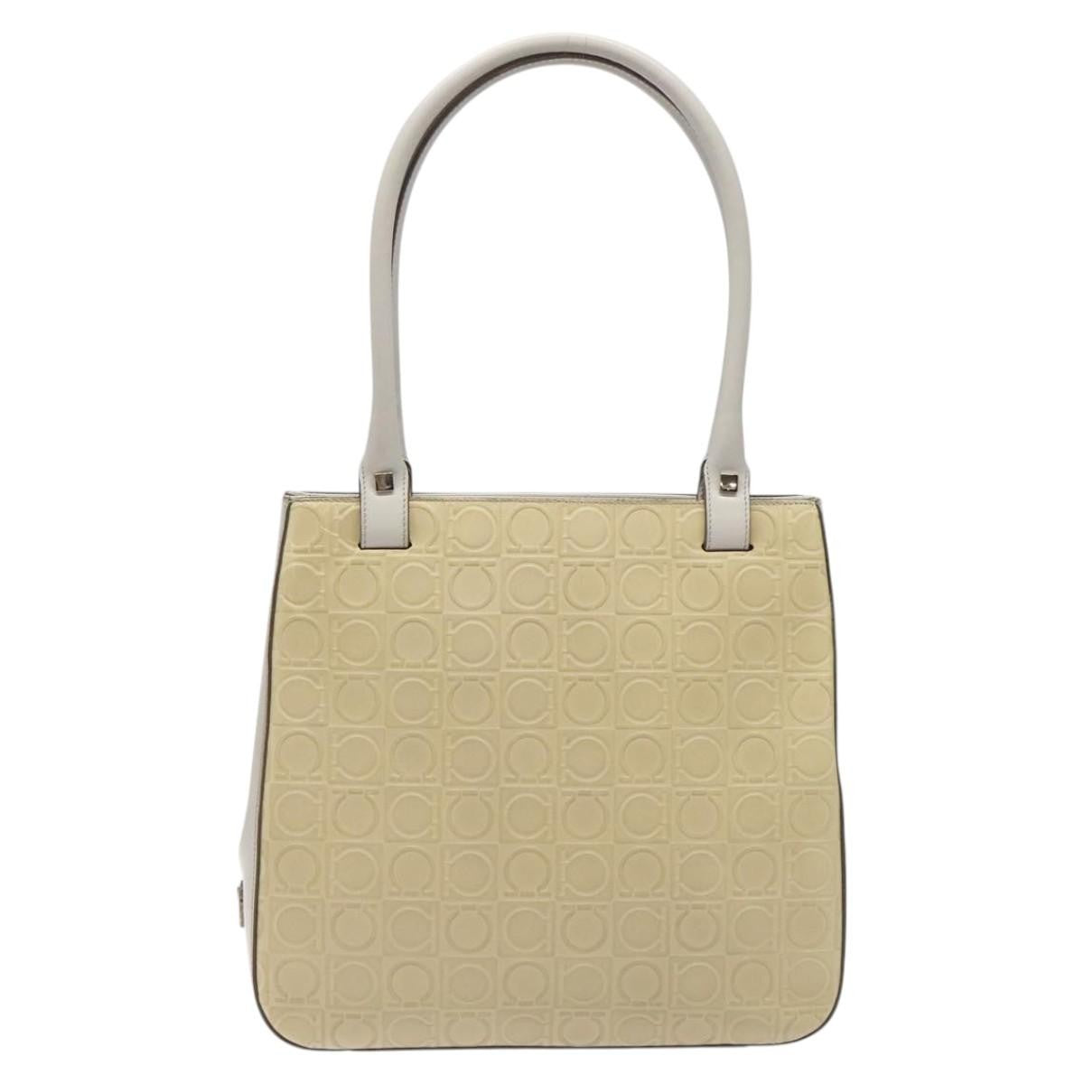 Salvatore Ferragamo Gancini Shoulder Bag Leather - image 1