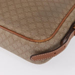 Celine Vintage Macadam Shoulder Bag Canvas and Leather - image 12