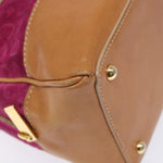 Celine Vintage Macadam Handbag C Macadam Suede - image 10