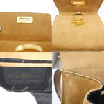Salvatore Ferragamo Gancini Shoulder Bag Suede - image 7