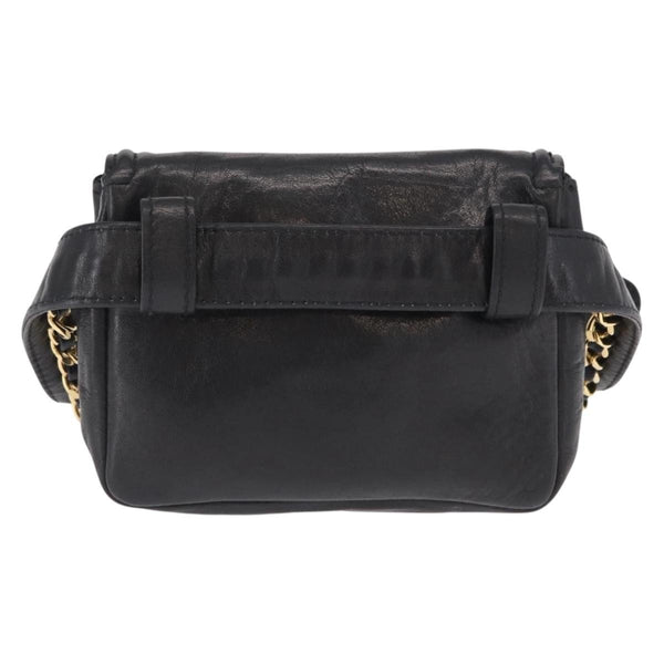 Chanel Chain Envelope Belt Bag Quilted Calfskin