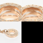 Bvlgari B.Zero1 Design Legend Zaha Hadid Pendant Necklace 18K Rose Gold with Ceramic - image 4
