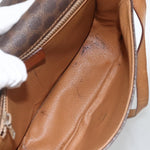 Celine Vintage Macadam Shoulder Bag Canvas and Leather - image 6