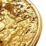 Chanel Vintage Diamond Clip-On Earrings Gold-plated - image 5