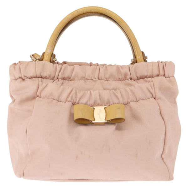 Salvatore Ferragamo Vala Handbag Nylon - image 1