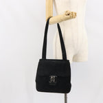 Salvatore Ferragamo Vala Shoulder Bag Suede - image 13