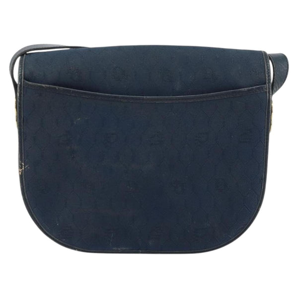 Christian Dior Vintage Honeycomb Shoulder Bag Canvas
