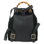 Gucci Gucci bamboo backpack daim mini - image 2