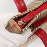 Burberry Nova Check Tote Canvas and Leather - image 12