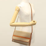 Celine Vintage Macadam Shoulder Bag Canvas and Leather - image 13