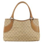 Gucci Vintage Ring Tote GG Canvas with Leather Medium - image 1