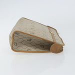 Christian Dior Vintage Honeycomb Zip Pouch Canvas and Leather - image 3