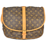 Louis Vuitton Saumur Handbag Monogram Canvas 35 - image 2