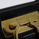 Salvatore Ferragamo Gancini Convertible Top Handle Bag Patent Leather - image 15