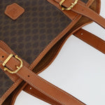 Celine Vintage Macadam Tote bag Canvas and Leather - image 12