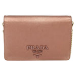 Prada Monochrome Chain Flap Bag Saffiano Leather Small - image 17