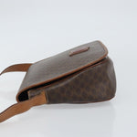 Celine Vintage Macadam Shoulder Bag Canvas and Leather - image 4