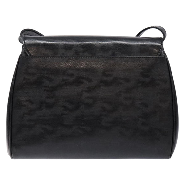 Celine Vintage Circle Logo Crossbody Bag Leather Small